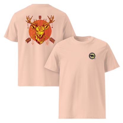 Camiseta Camperwilf® – Melocotón (Diseño en la Espalda)