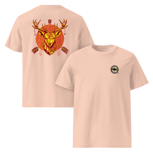 Camiseta Camperwilf® – Melocotón (Diseño en la Espalda)