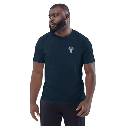 Camiseta Azul hombre algodón orgánico Setita Azul