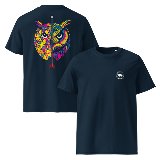 Camiseta Camperwilf® – Búho (Color Azul Navy)