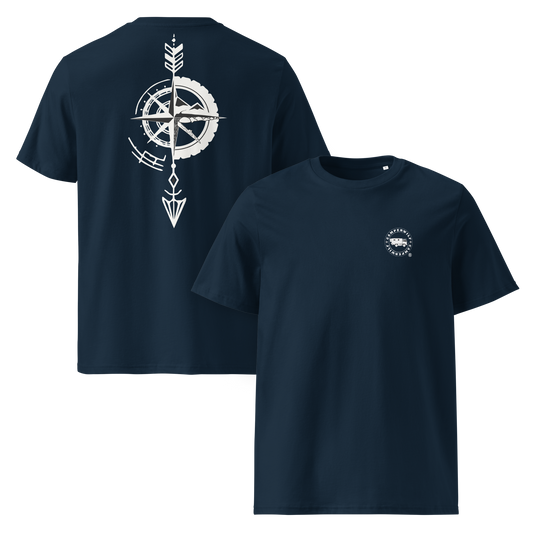Camiseta Camperwilf® – Flecha Blanca (Color Azul Navy)