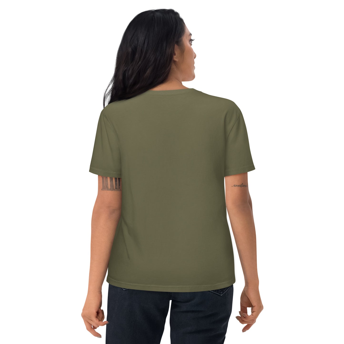 Camiseta Musgo mujer algodón orgánico Setita Marrón