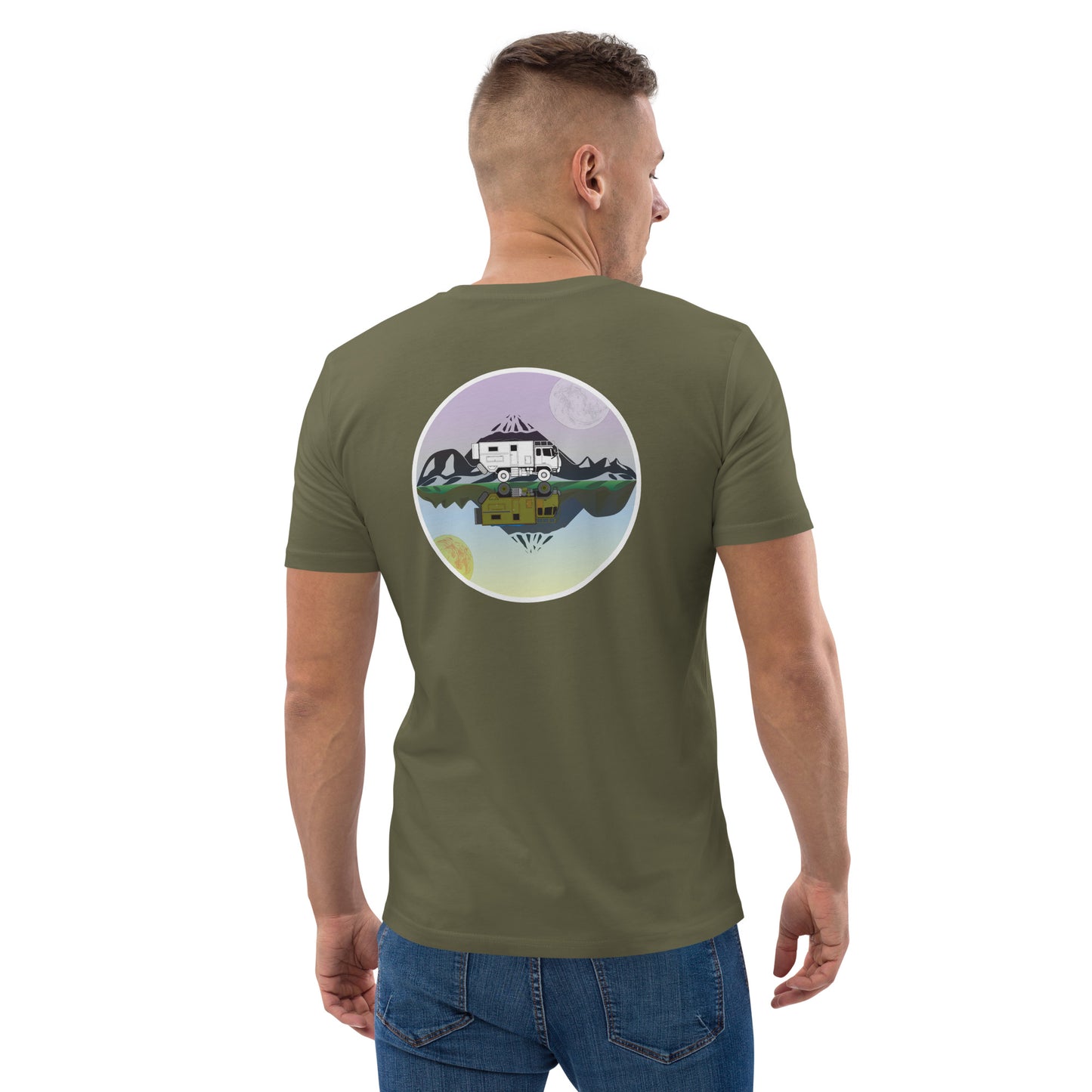 Camiseta Musgo hombre algodón orgánico Espejo