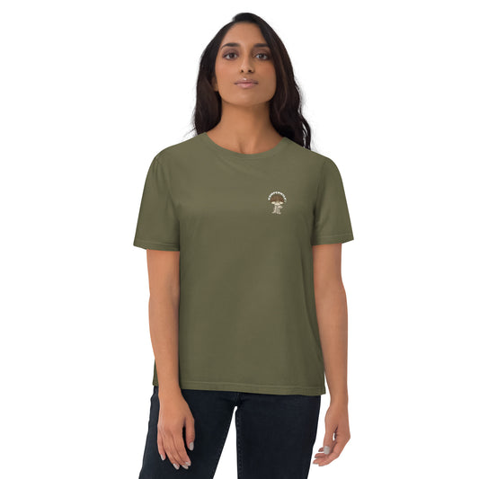 Camiseta Musgo mujer algodón orgánico Setita Marrón