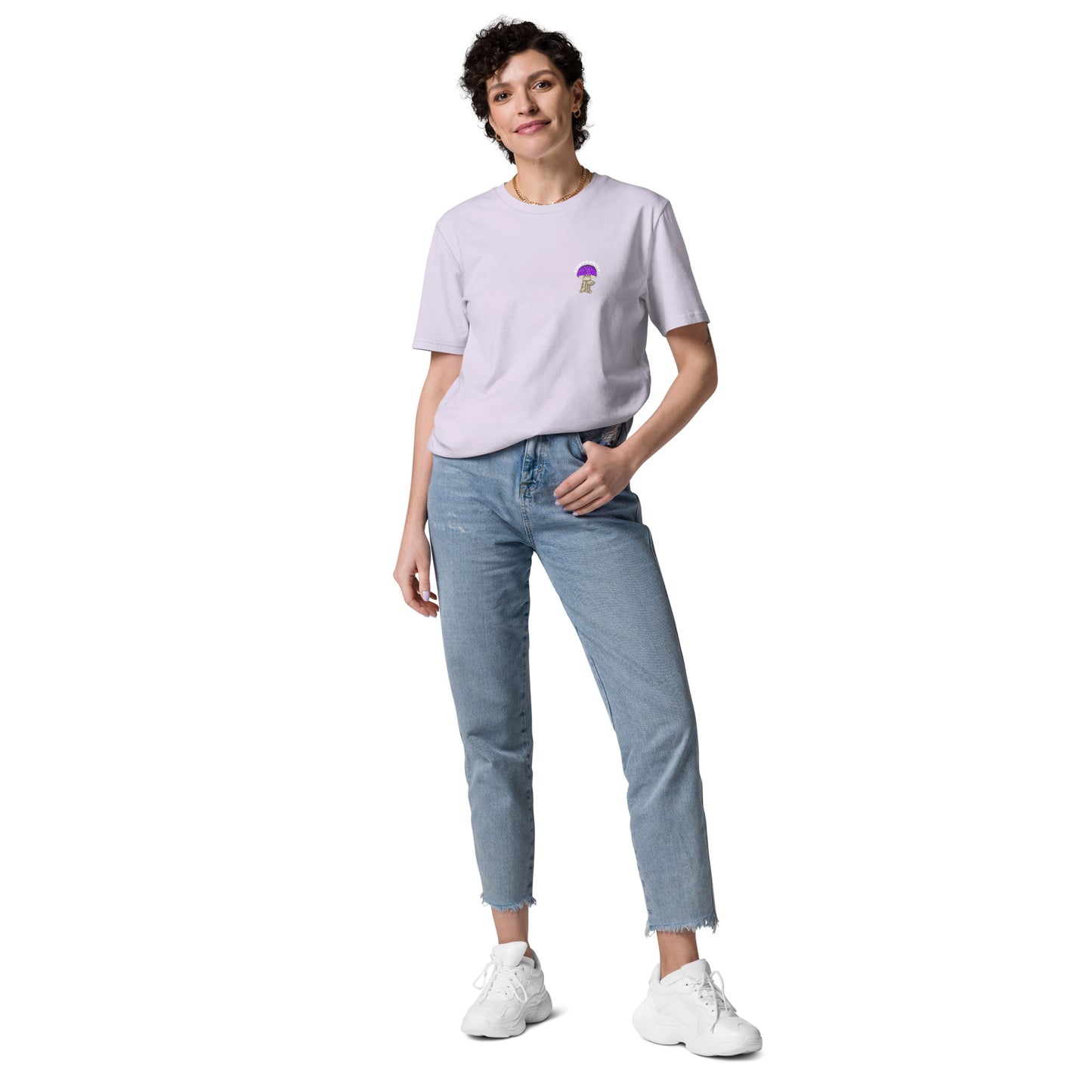 Camiseta Lila mujer algodón orgánico Setita Lila