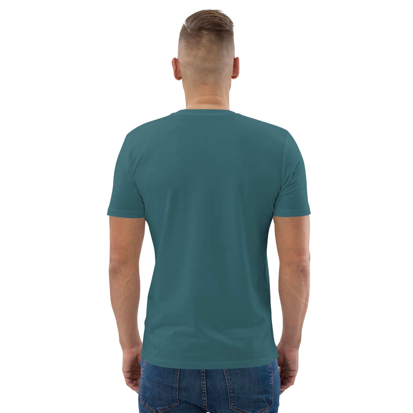 Camiseta Verde Mar hombre algodón orgánico Setita Verde