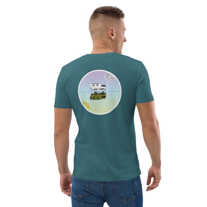 Camiseta Verde Mar hombre algodón orgánico Espejo