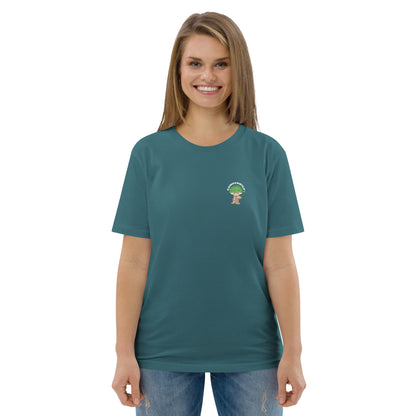 Camiseta Verde Mar mujer algodón orgánico Setita Verde