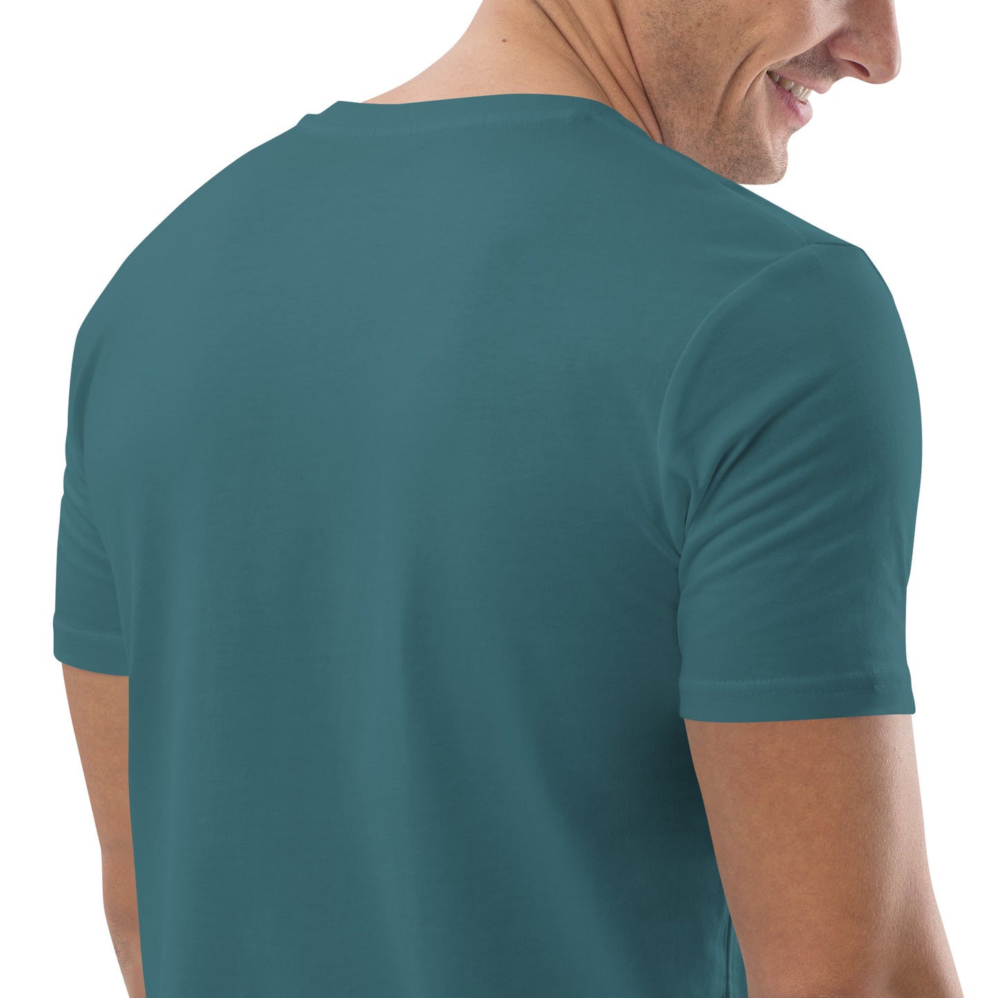 Camiseta Verde Mar hombre algodón orgánico Setita Verde