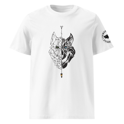 Camiseta Camperwilf® – Lobo Negro (Color Blanco)