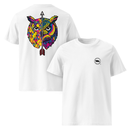Camiseta Camperwilf® – Búho (Color Blanco)