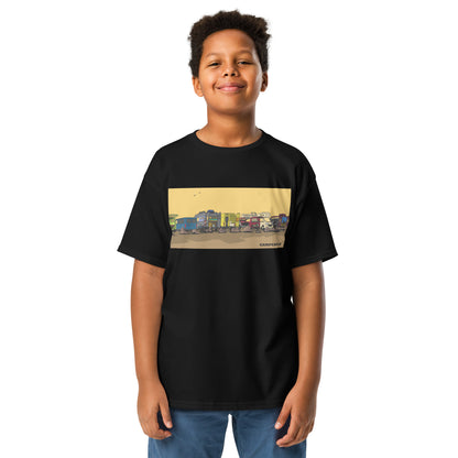 Camiseta adolescente Caravanas 100% algodón (8 Colores)