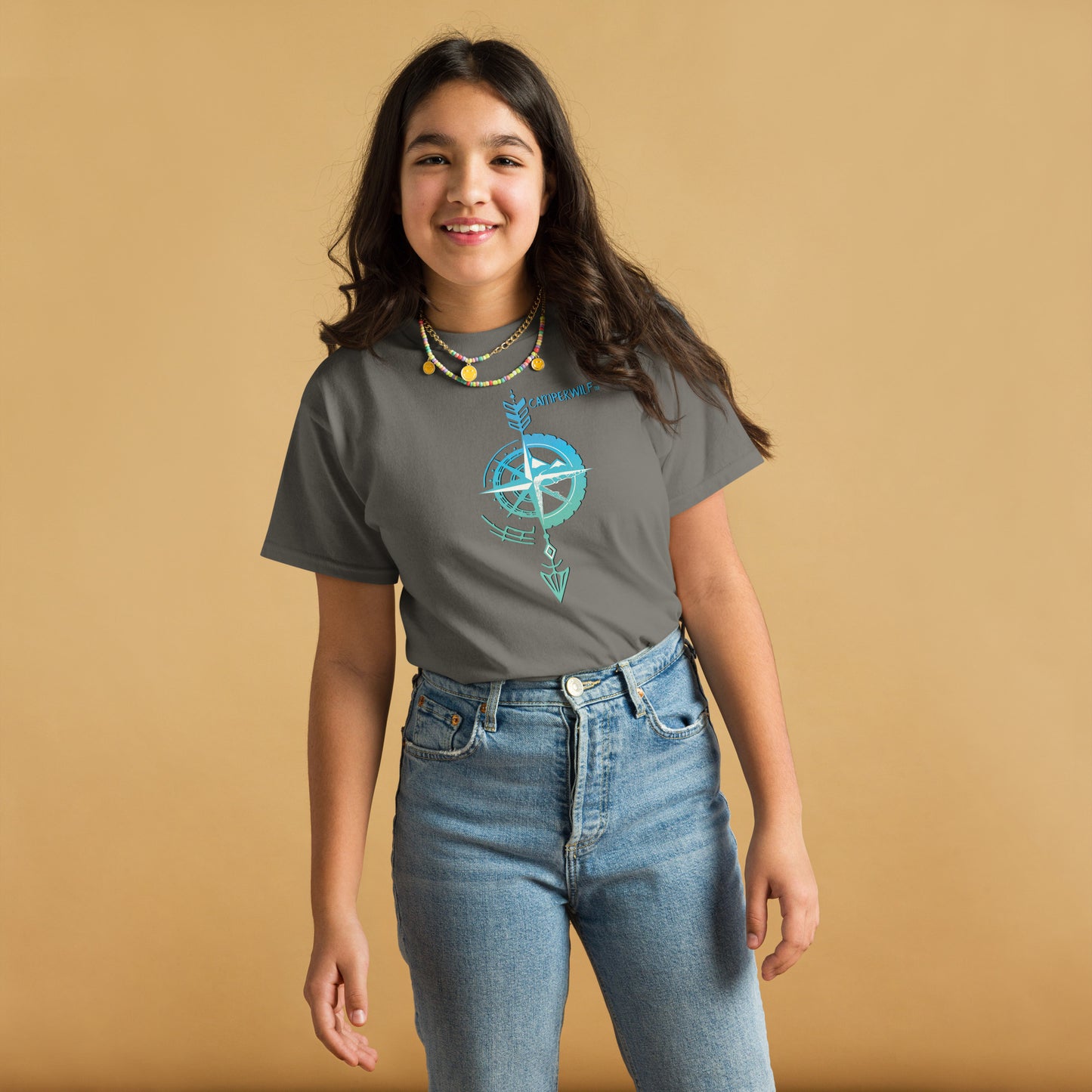 Camiseta adolescente Flecha 100% algodón  (8 Colores)