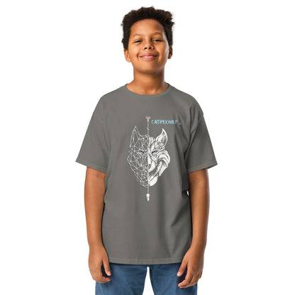 Camiseta adolescente Lobo Blanco 100% algodón (7 colores)