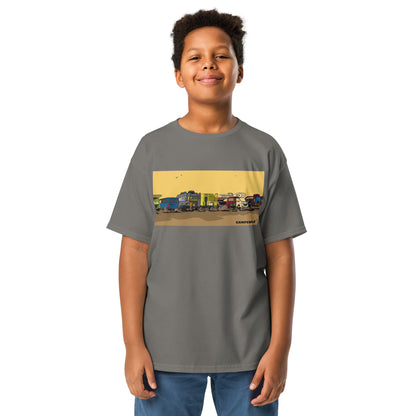 Camiseta adolescente Caravanas 100% algodón (8 Colores)