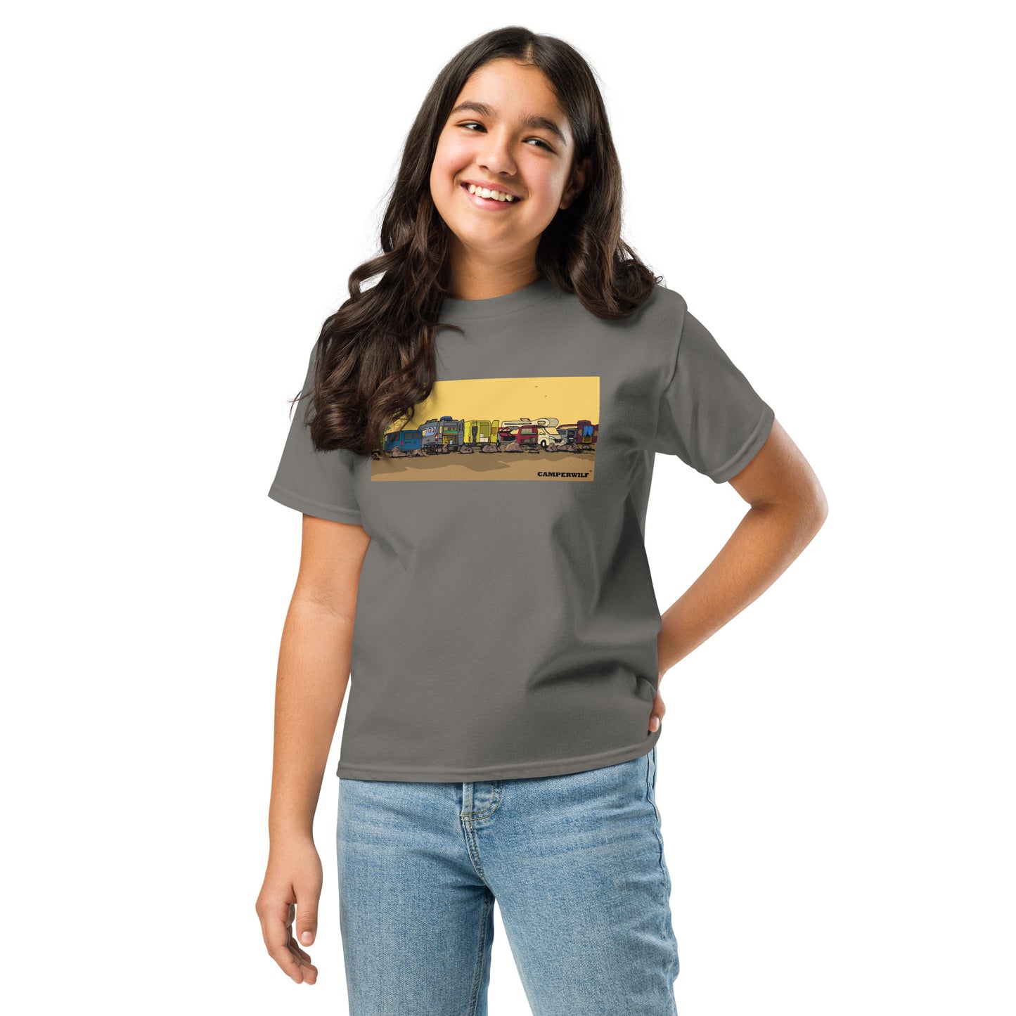 Camiseta adolescente Caravanas 100% algodón (8 Colores)