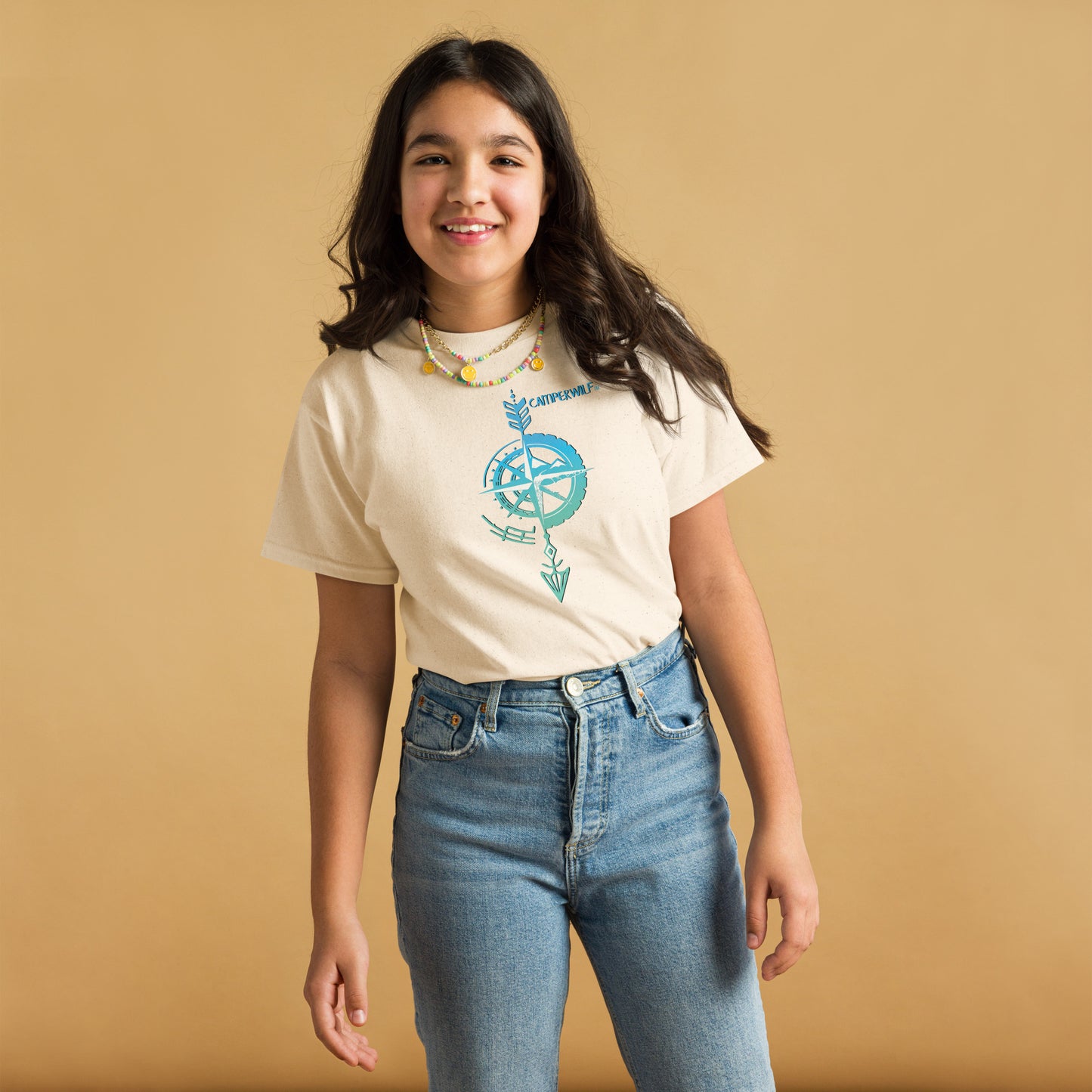 Camiseta adolescente Flecha 100% algodón  (8 Colores)