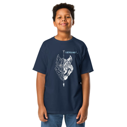 Camiseta adolescente Lobo Blanco 100% algodón (7 colores)