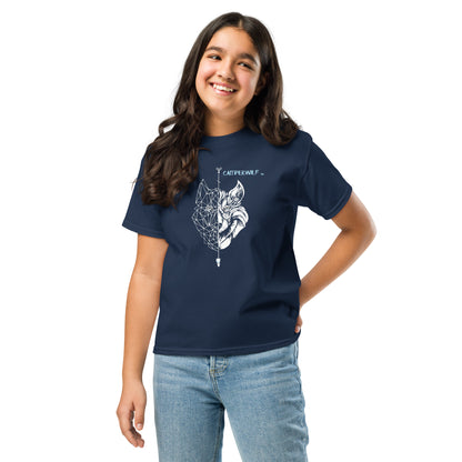 Camiseta adolescente Lobo Blanco 100% algodón (7 colores)