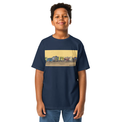 Camiseta adolescente Caravanas 100% algodón (8 Colores)