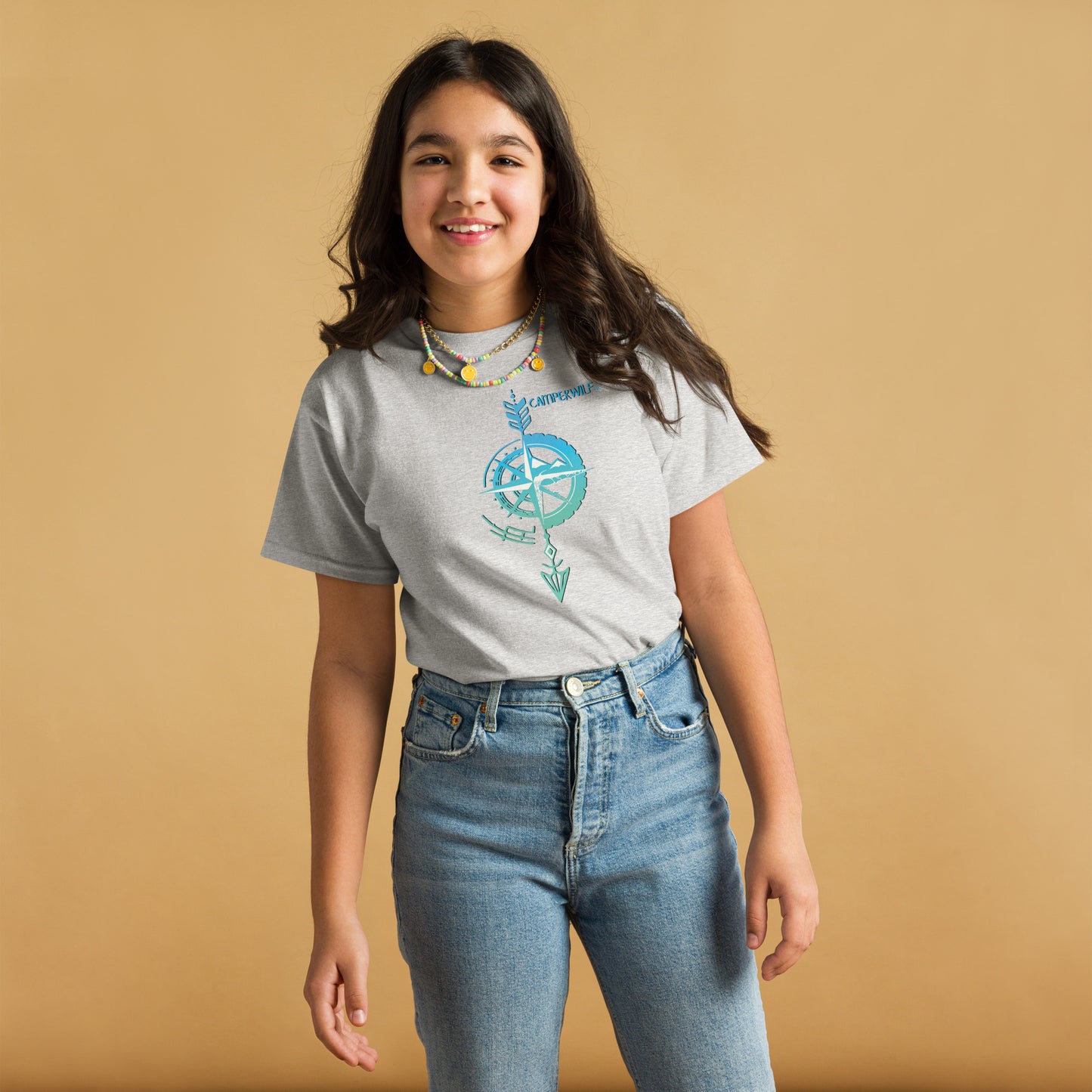 Camiseta adolescente Flecha 100% algodón  (8 Colores)