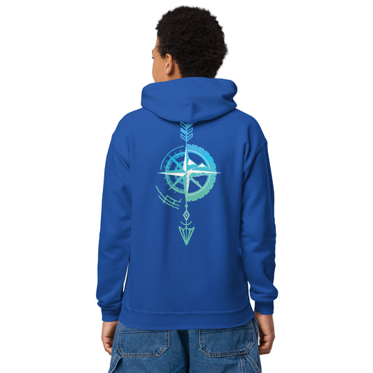 Sudadera con capucha adolescente Flecha azul