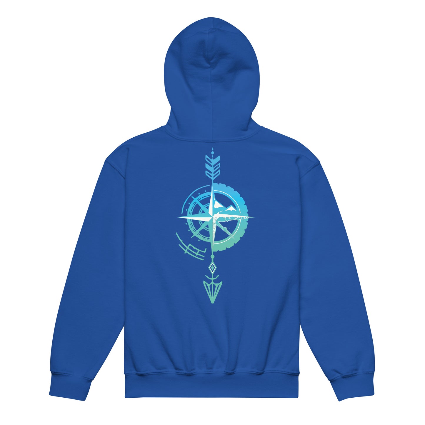 Sudadera con capucha adolescente Flecha azul