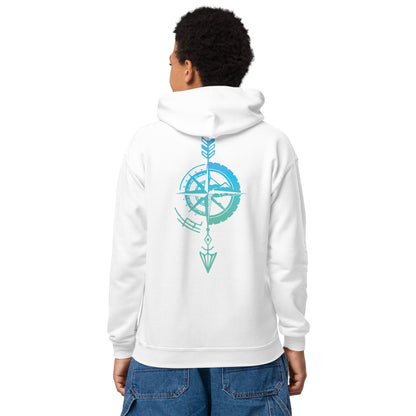 Sudadera con capucha adolescente Flecha azul