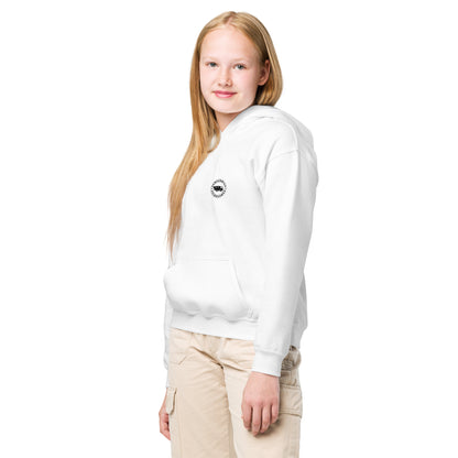 Sudadera con capucha adolescente Espejo, Blanca